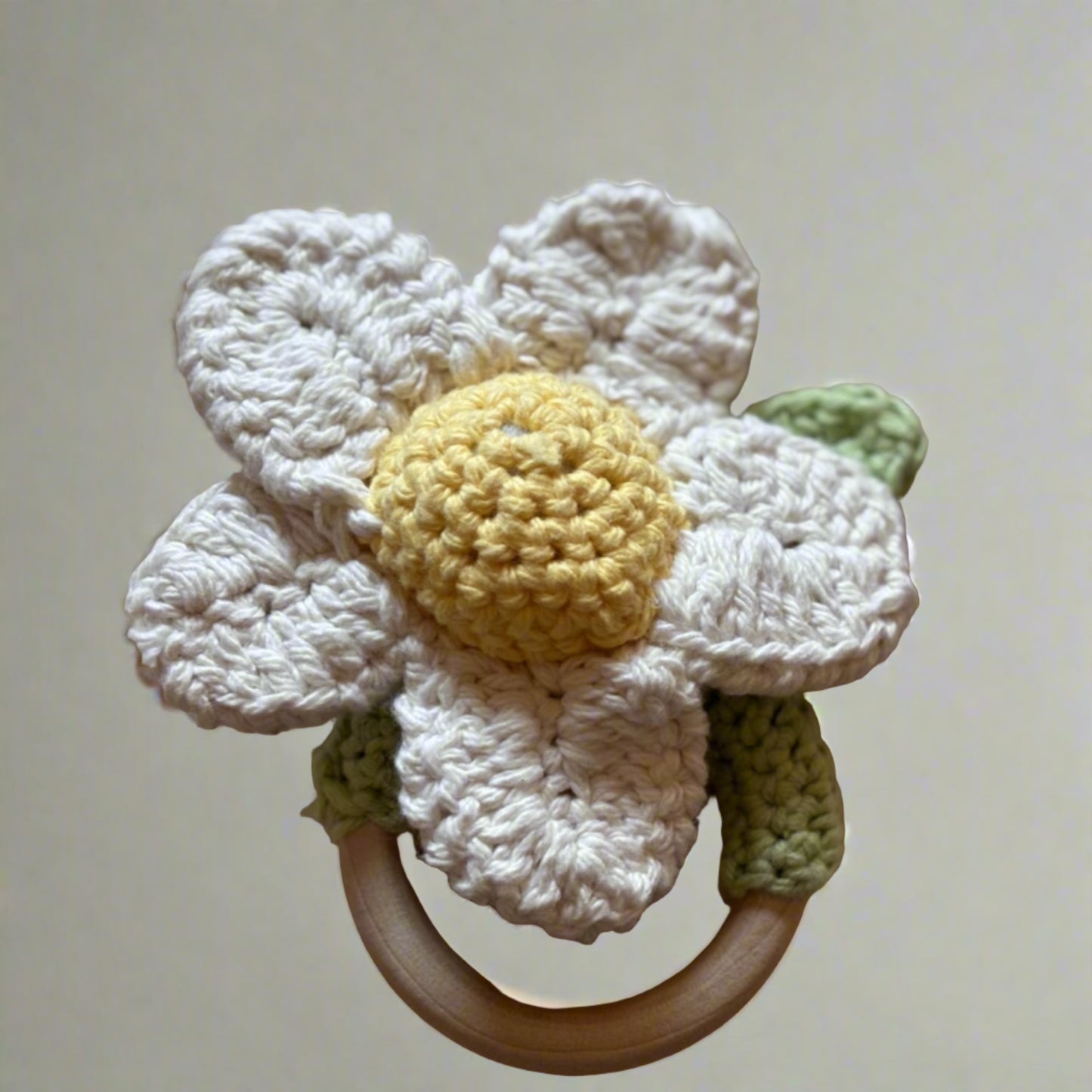 Crocheted baby rattles